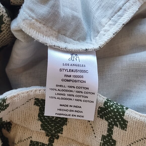 DRA Los Angeles Romper Shorts One-Piece Southwest Earthy Boho Chic XS - Picture 9 of 10